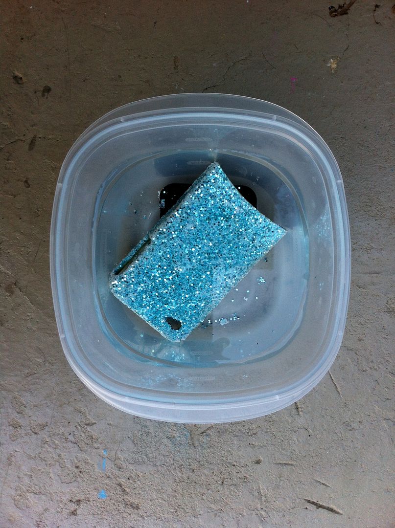 the DIY REMOVE THAT GLITTER!